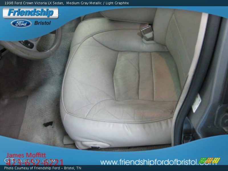 Medium Gray Metallic / Light Graphite 1998 Ford Crown Victoria LX Sedan
