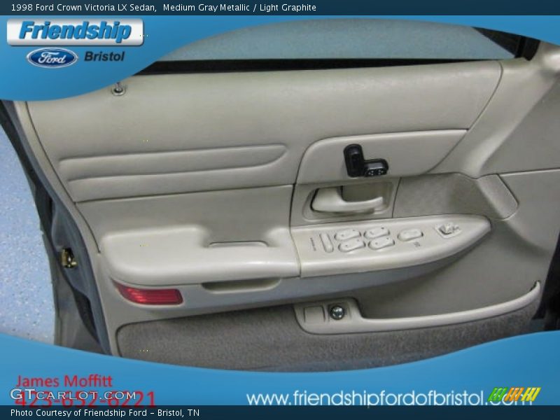 Medium Gray Metallic / Light Graphite 1998 Ford Crown Victoria LX Sedan