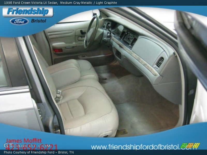 Medium Gray Metallic / Light Graphite 1998 Ford Crown Victoria LX Sedan
