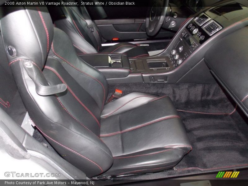  2008 V8 Vantage Roadster Obsidian Black Interior