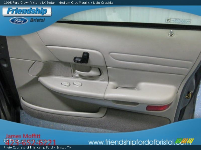 Medium Gray Metallic / Light Graphite 1998 Ford Crown Victoria LX Sedan