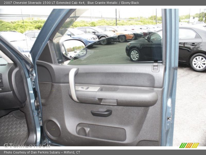 Blue Granite Metallic / Ebony Black 2007 Chevrolet Silverado 1500 LT Extended Cab 4x4