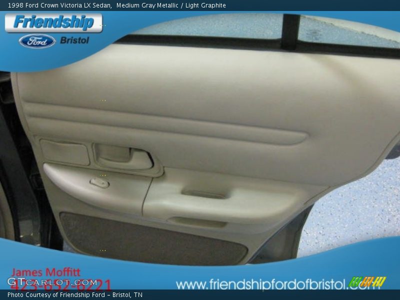 Medium Gray Metallic / Light Graphite 1998 Ford Crown Victoria LX Sedan