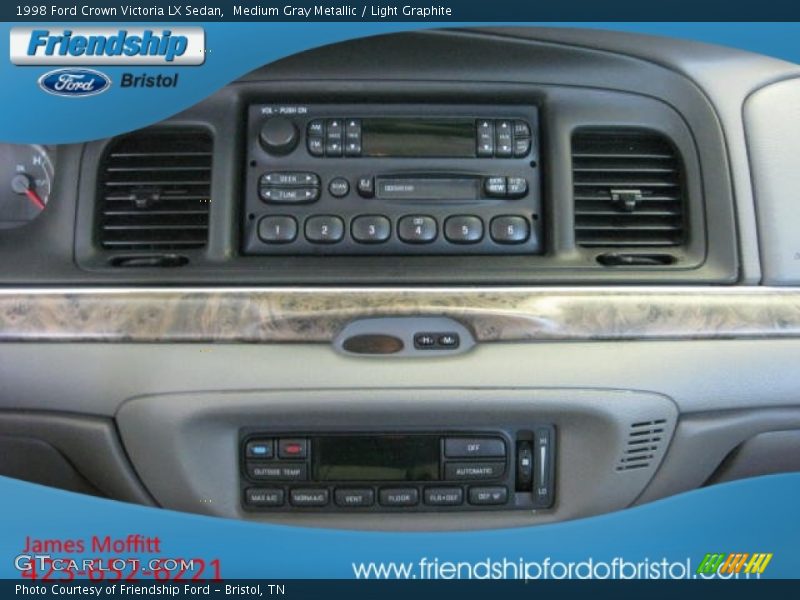 Medium Gray Metallic / Light Graphite 1998 Ford Crown Victoria LX Sedan