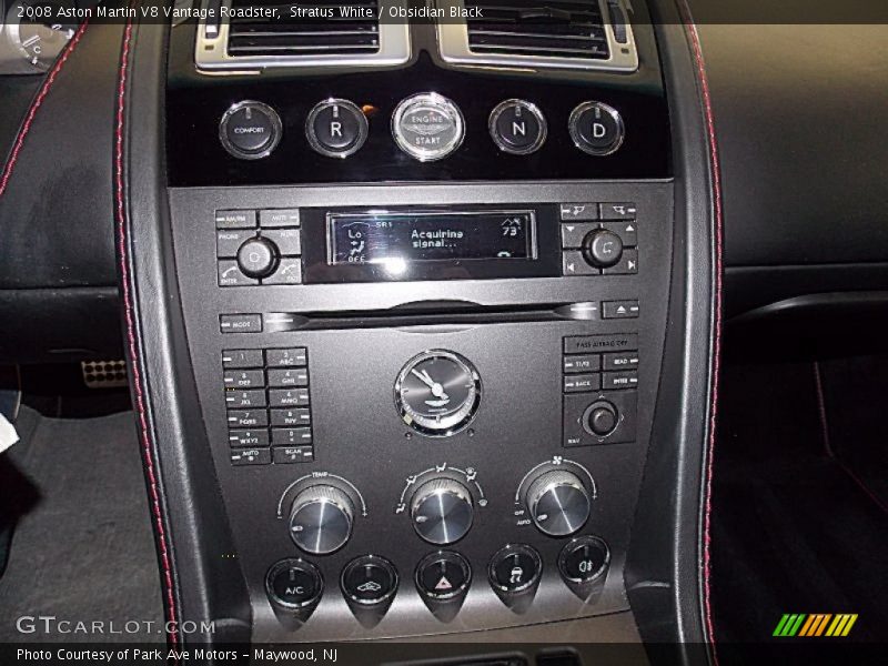 Controls of 2008 V8 Vantage Roadster