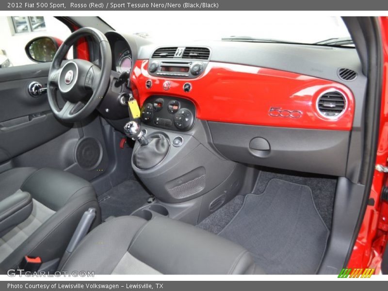 Dashboard of 2012 500 Sport