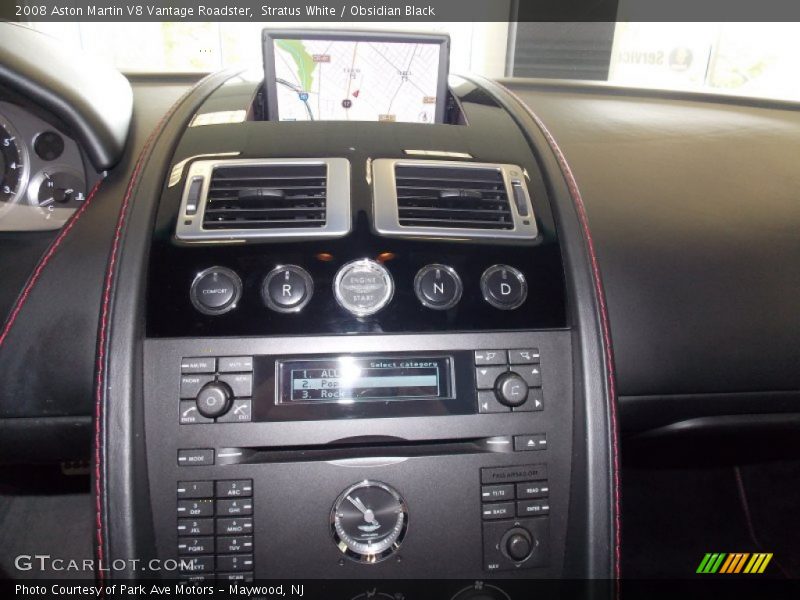 Controls of 2008 V8 Vantage Roadster