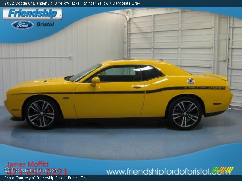 Stinger Yellow / Dark Slate Gray 2012 Dodge Challenger SRT8 Yellow Jacket
