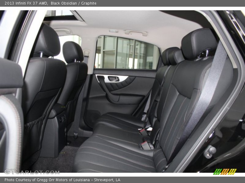 Rear Seat of 2013 FX 37 AWD