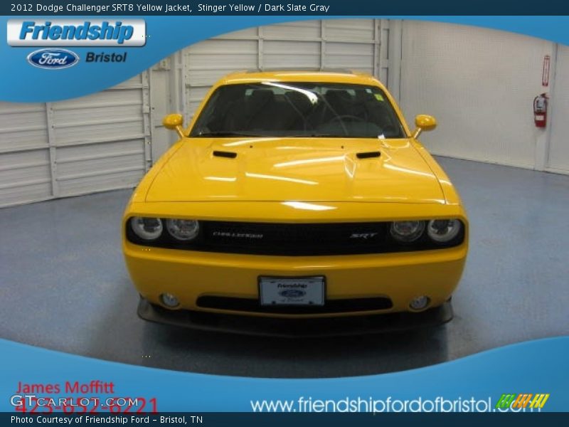 Stinger Yellow / Dark Slate Gray 2012 Dodge Challenger SRT8 Yellow Jacket