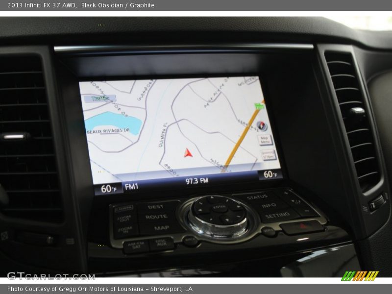 Navigation of 2013 FX 37 AWD