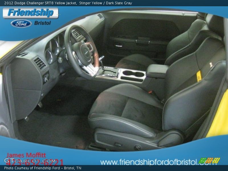 Stinger Yellow / Dark Slate Gray 2012 Dodge Challenger SRT8 Yellow Jacket