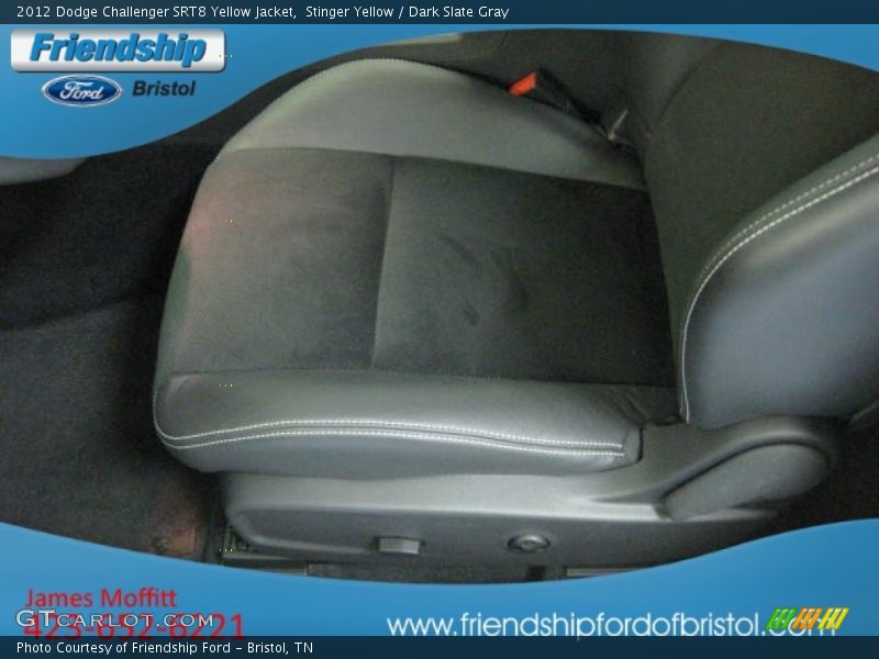 Stinger Yellow / Dark Slate Gray 2012 Dodge Challenger SRT8 Yellow Jacket