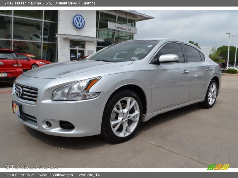 Brilliant Silver / Charcoal 2012 Nissan Maxima 3.5 S