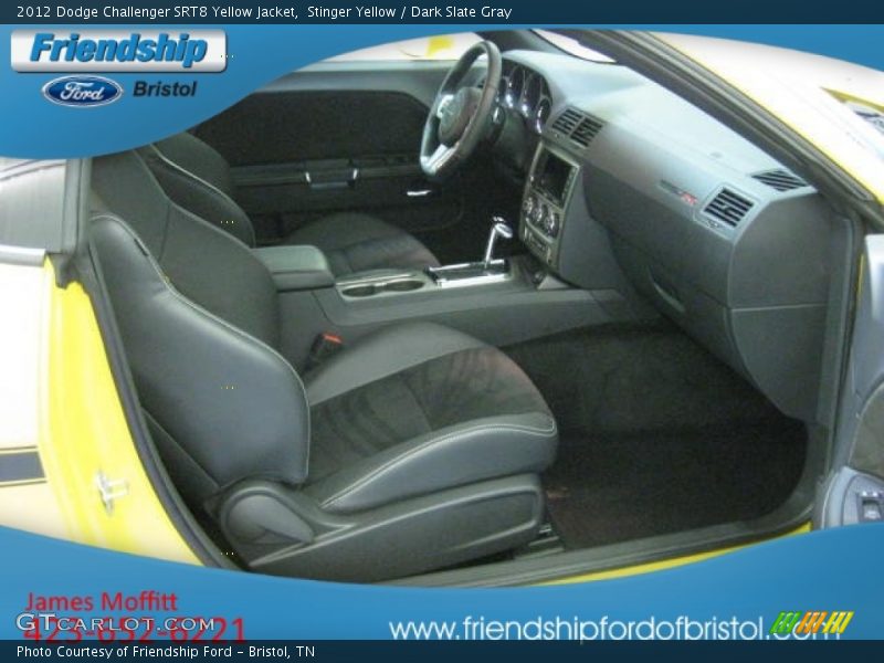 Stinger Yellow / Dark Slate Gray 2012 Dodge Challenger SRT8 Yellow Jacket