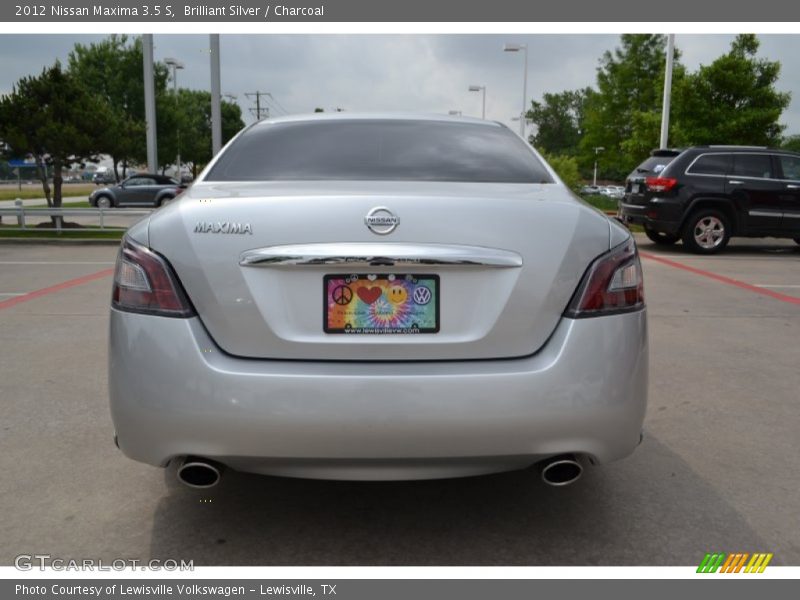 Brilliant Silver / Charcoal 2012 Nissan Maxima 3.5 S