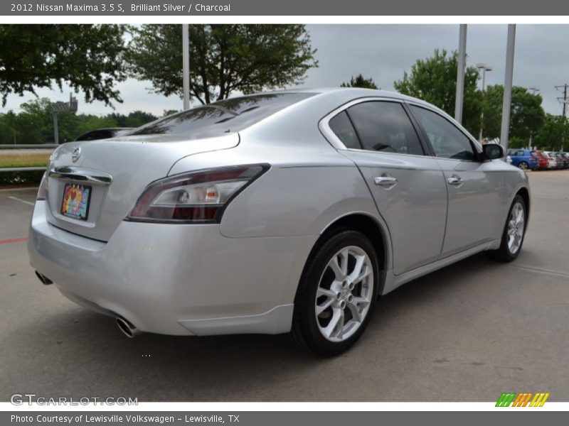 Brilliant Silver / Charcoal 2012 Nissan Maxima 3.5 S
