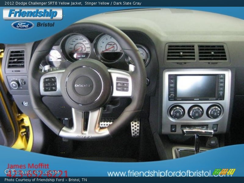 Stinger Yellow / Dark Slate Gray 2012 Dodge Challenger SRT8 Yellow Jacket