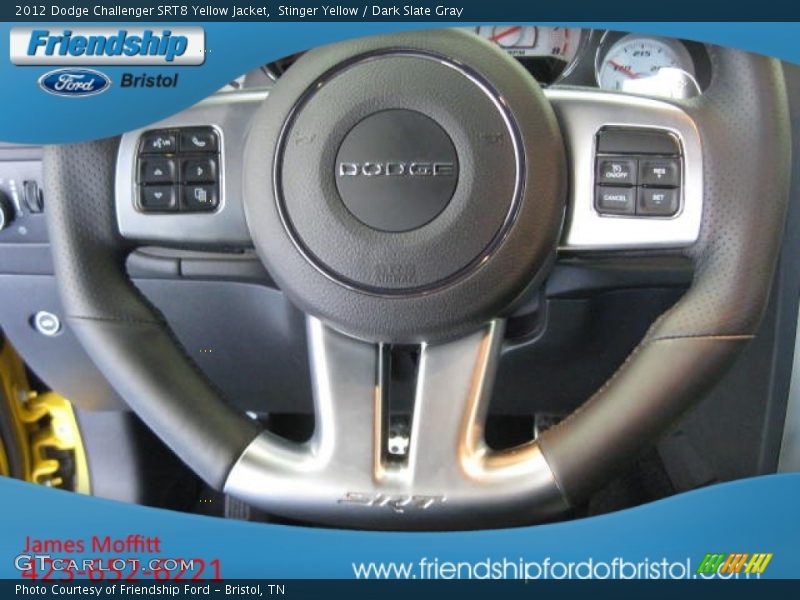 Stinger Yellow / Dark Slate Gray 2012 Dodge Challenger SRT8 Yellow Jacket