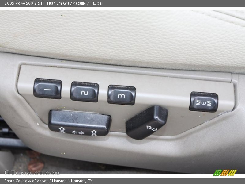 Controls of 2009 S60 2.5T