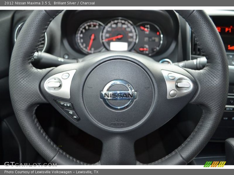 Brilliant Silver / Charcoal 2012 Nissan Maxima 3.5 S