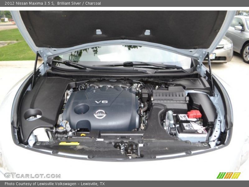 Brilliant Silver / Charcoal 2012 Nissan Maxima 3.5 S