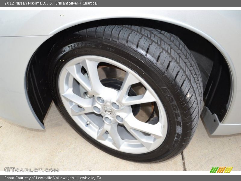 Brilliant Silver / Charcoal 2012 Nissan Maxima 3.5 S
