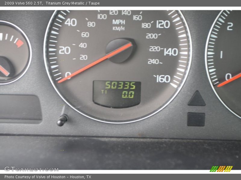 Titanium Grey Metallic / Taupe 2009 Volvo S60 2.5T