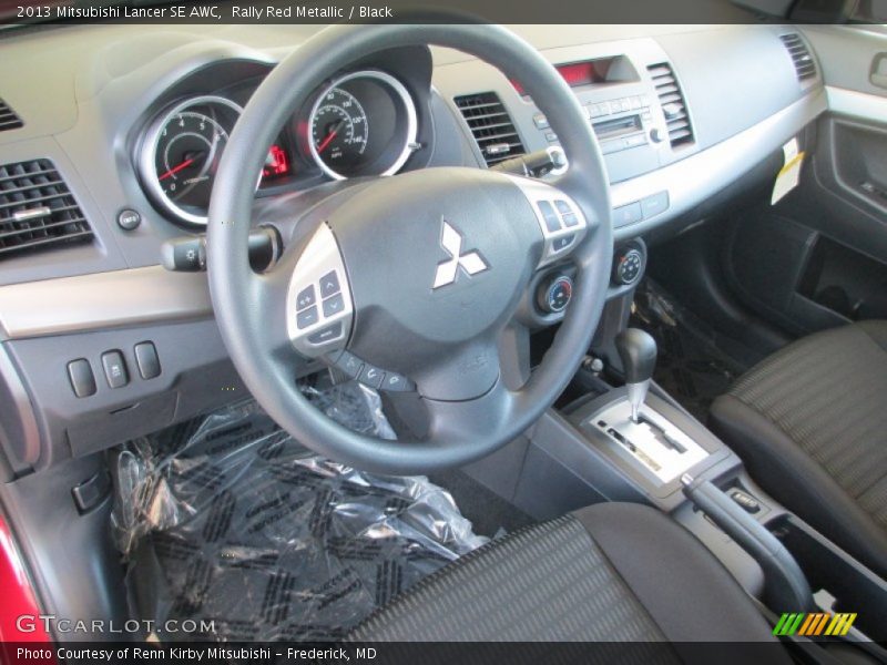 Rally Red Metallic / Black 2013 Mitsubishi Lancer SE AWC