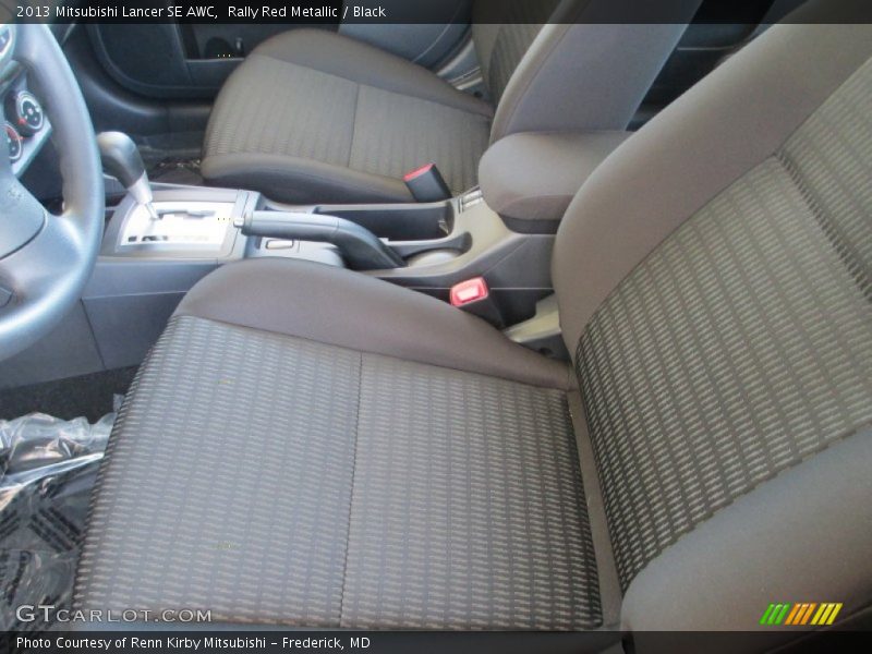 Rally Red Metallic / Black 2013 Mitsubishi Lancer SE AWC
