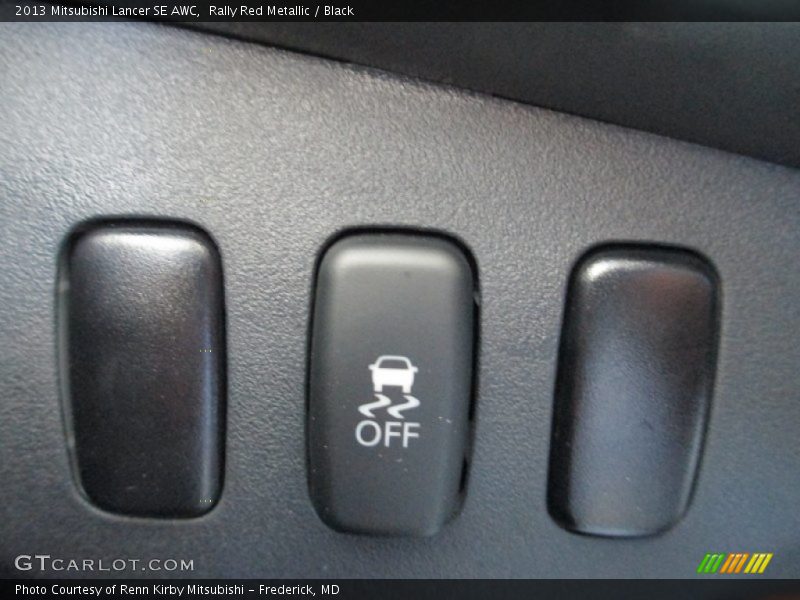 Rally Red Metallic / Black 2013 Mitsubishi Lancer SE AWC