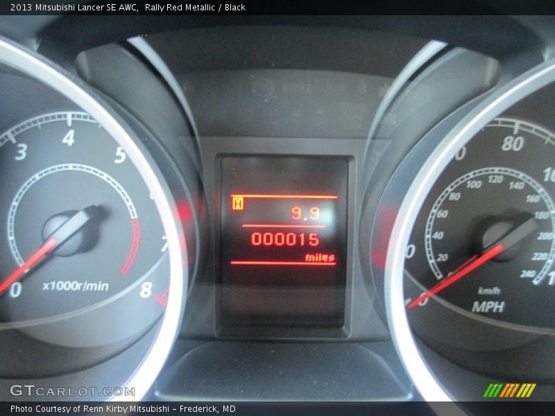 Rally Red Metallic / Black 2013 Mitsubishi Lancer SE AWC