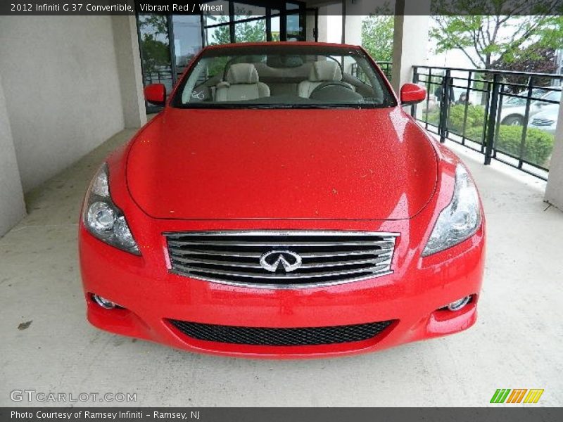 Vibrant Red / Wheat 2012 Infiniti G 37 Convertible