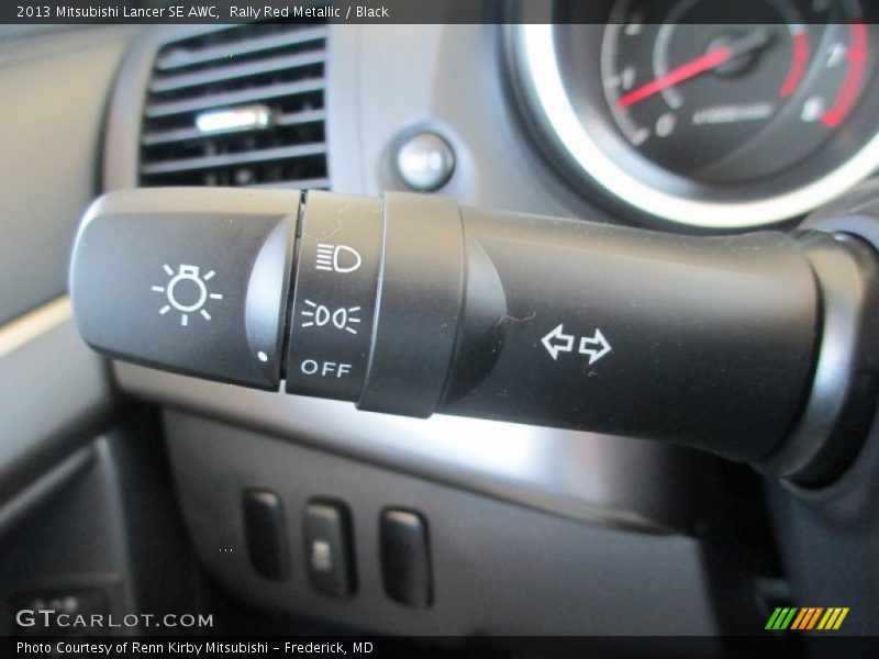Rally Red Metallic / Black 2013 Mitsubishi Lancer SE AWC