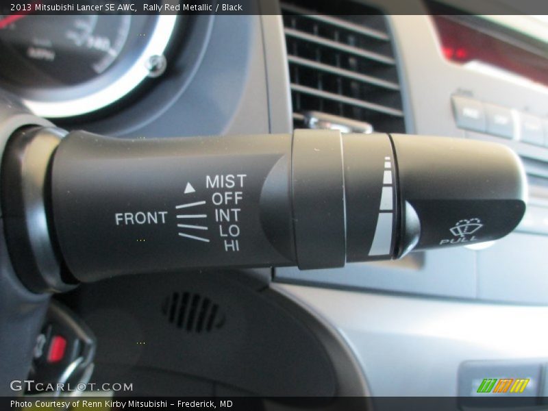 Rally Red Metallic / Black 2013 Mitsubishi Lancer SE AWC
