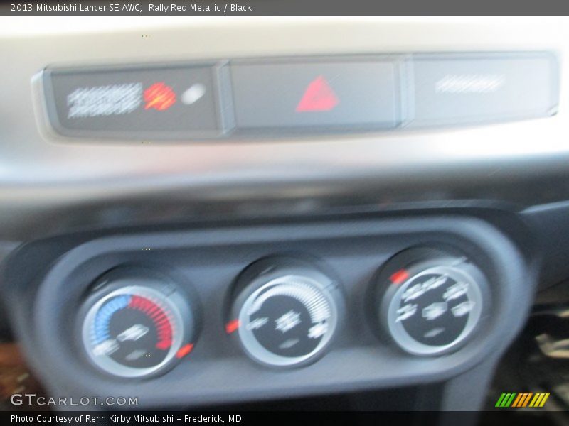 Rally Red Metallic / Black 2013 Mitsubishi Lancer SE AWC