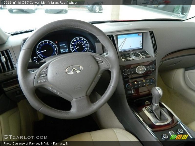 Vibrant Red / Wheat 2012 Infiniti G 37 Convertible