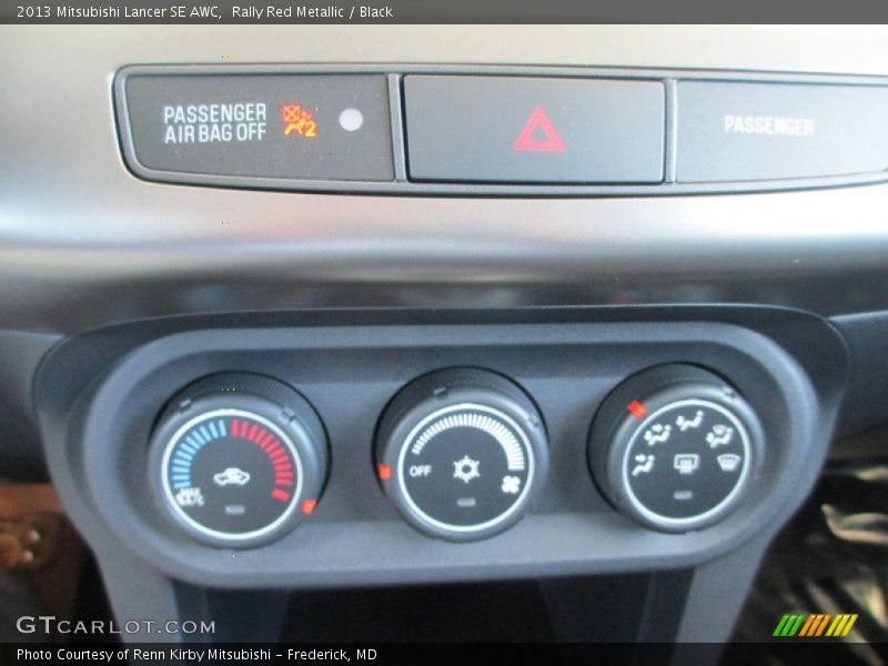 Rally Red Metallic / Black 2013 Mitsubishi Lancer SE AWC