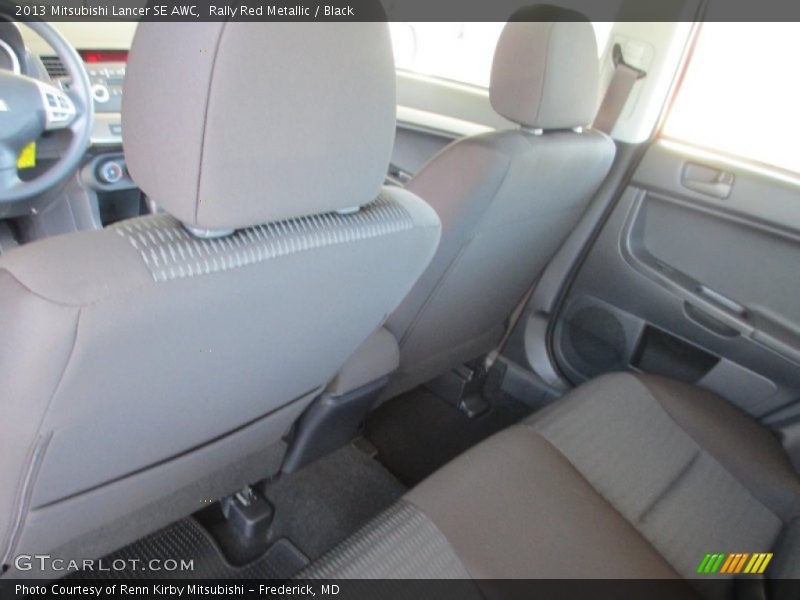 Rally Red Metallic / Black 2013 Mitsubishi Lancer SE AWC