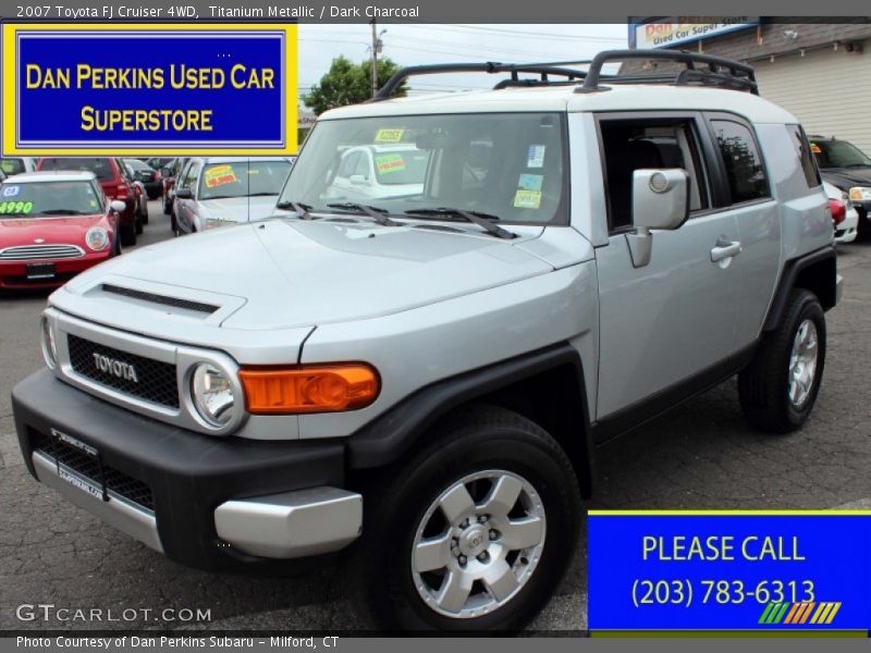 Titanium Metallic / Dark Charcoal 2007 Toyota FJ Cruiser 4WD