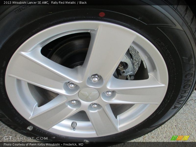 Rally Red Metallic / Black 2013 Mitsubishi Lancer SE AWC