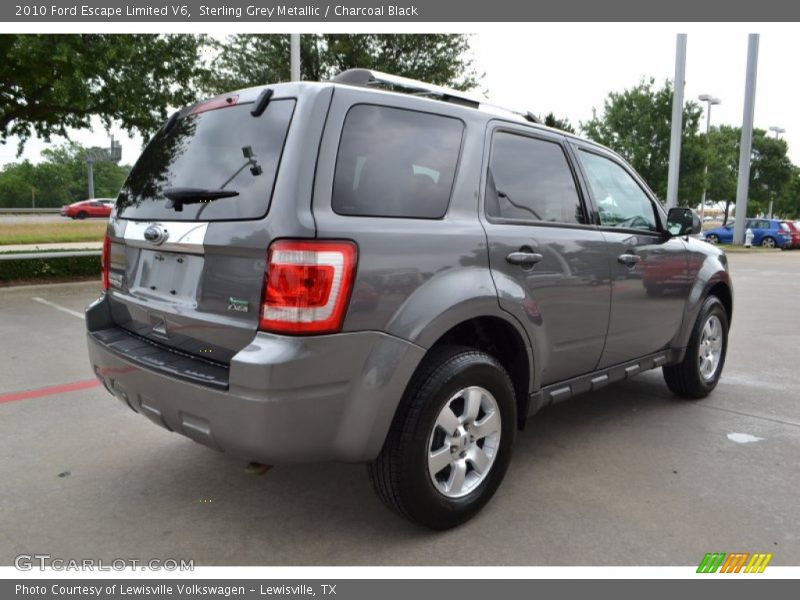 Sterling Grey Metallic / Charcoal Black 2010 Ford Escape Limited V6