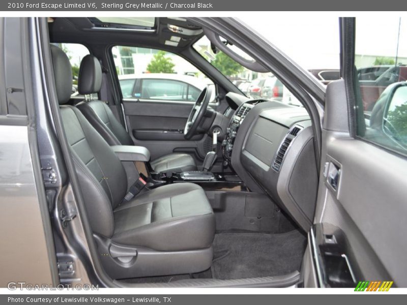 Front Seat of 2010 Escape Limited V6