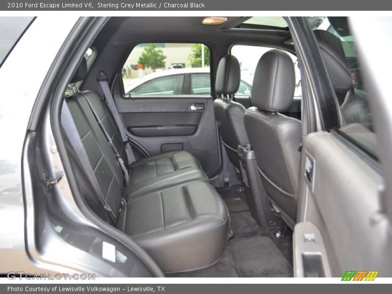 Rear Seat of 2010 Escape Limited V6