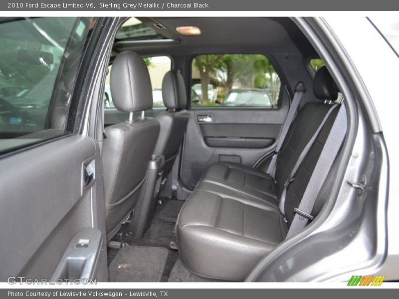 Rear Seat of 2010 Escape Limited V6