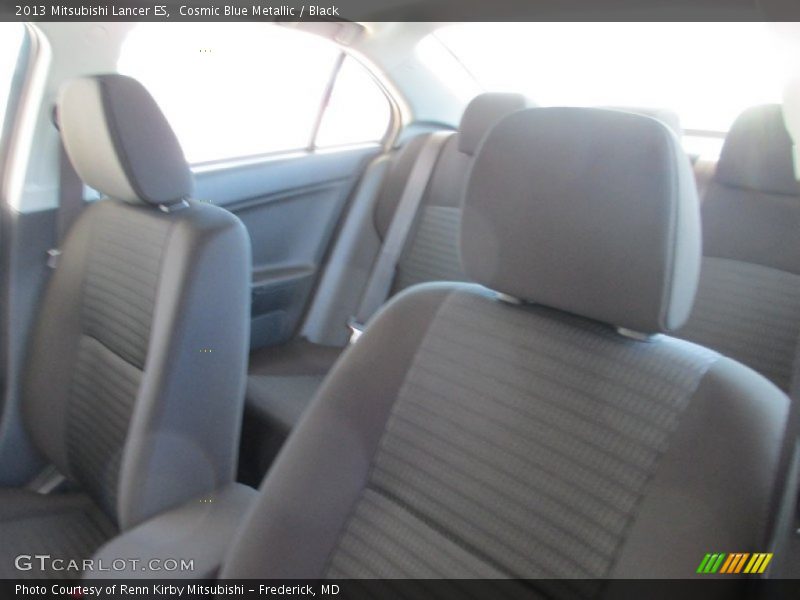 Cosmic Blue Metallic / Black 2013 Mitsubishi Lancer ES