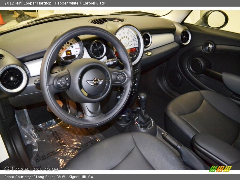 Pepper White / Carbon Black 2012 Mini Cooper Hardtop
