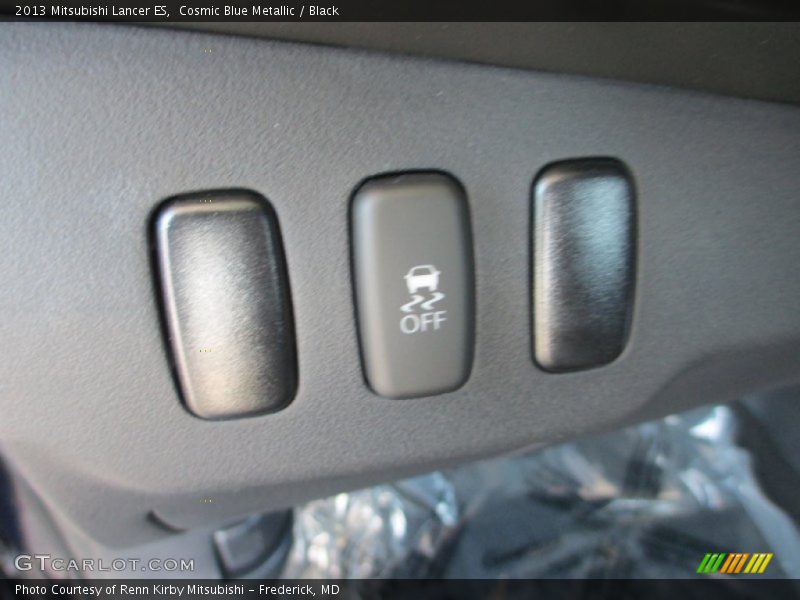 Cosmic Blue Metallic / Black 2013 Mitsubishi Lancer ES