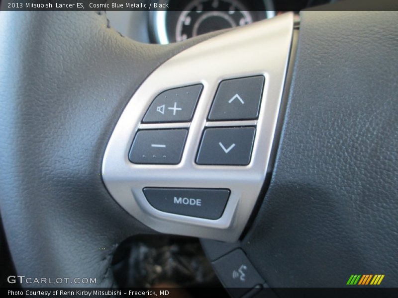 Cosmic Blue Metallic / Black 2013 Mitsubishi Lancer ES