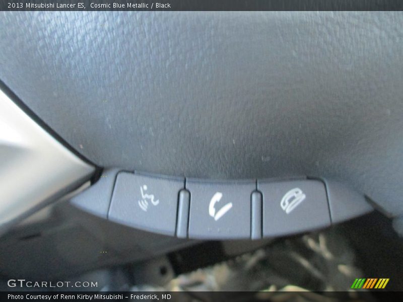 Cosmic Blue Metallic / Black 2013 Mitsubishi Lancer ES